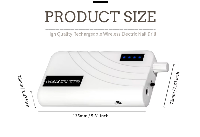 High-speed nail filing drill bit
