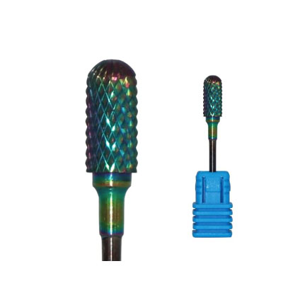 Rainbow Carbide Nail Drill Bits Mẹo cho bộ đệm móng tay tự nhiên