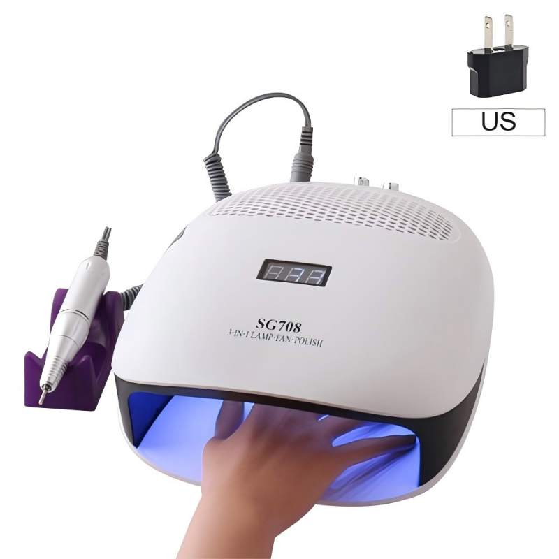 Đèn móng tay cầm tay kết hợp ba có gối