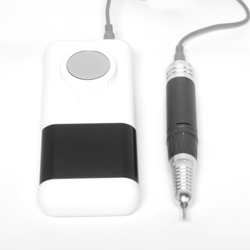 Máy khoan móng tay điện cầm tay màu trắng